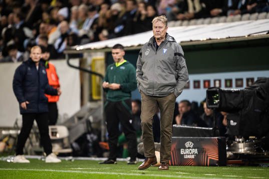 head coach Åge Hareide of Malmö