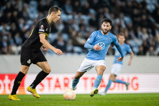 Senne Lynen of Union SG and Erdal Rakip of Malmö