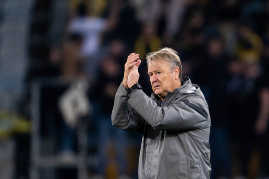 Head coach Åge Hareide of Malmö
