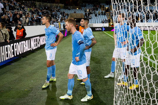 Jonas Knudsen, Anders Christiansen and Sergio Pena of