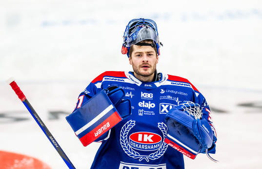 Oskarshamns målvakt Tim Juel