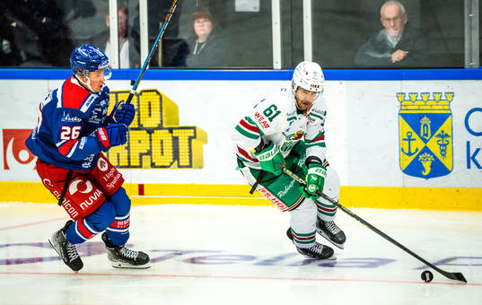 Oskarshamns Lukas Pilö och Rögles Ludvig Larsson