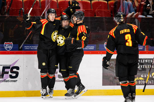Brynäs Noel Nordh (h) jublar