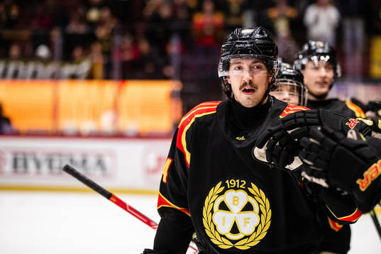 Brynäs Hannes Björninen jublar