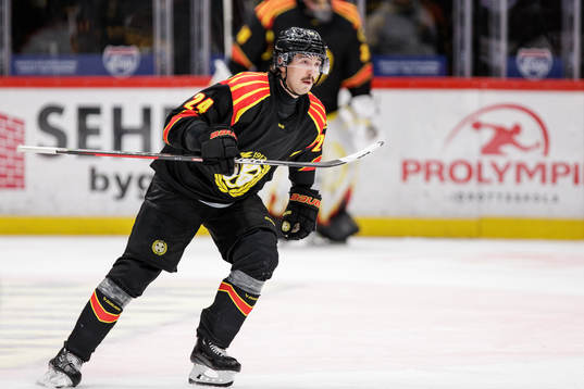 Brynäs Hannes Björninen jublar