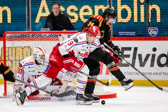 Timrås Didrik Strömberg och Brynäs Hannes Björninen