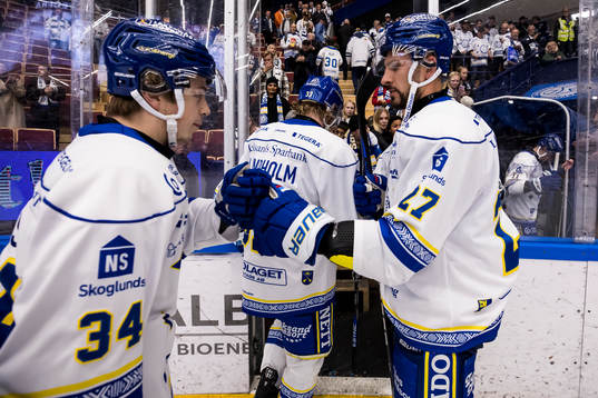 Leksands Marek Hrivik jubel