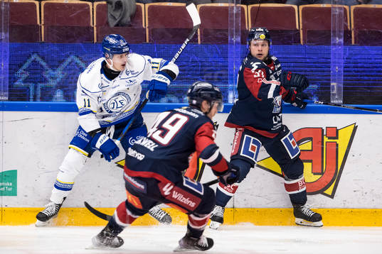 Leksands Martin Karlsson och Linköpings Jesper Pettersson