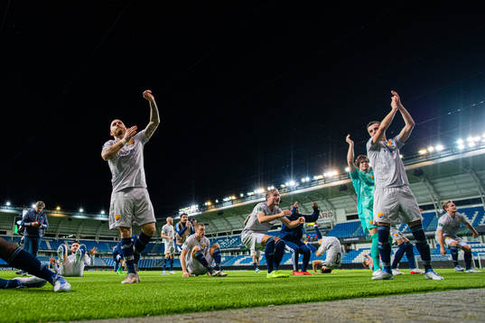Marcus Danielson of Djurgården celebrates