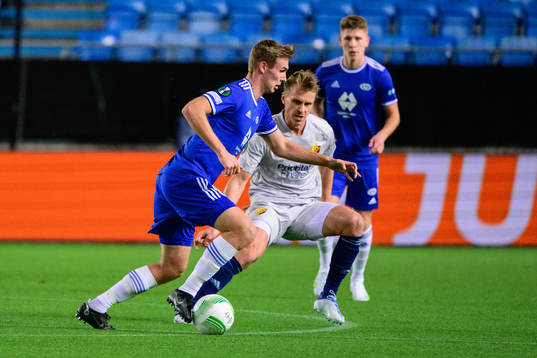 Sivert Mannsverk of Molde and Rasmus Schüller of