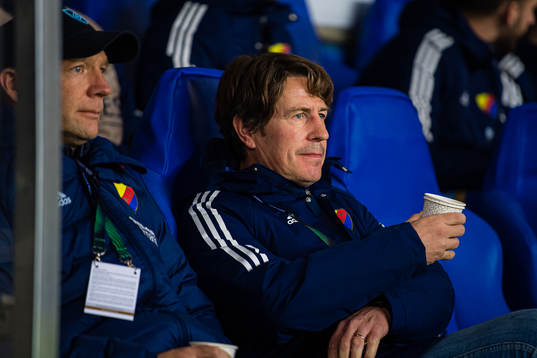 Kim Bergstrand, head coach of Djurgården, and Thomas