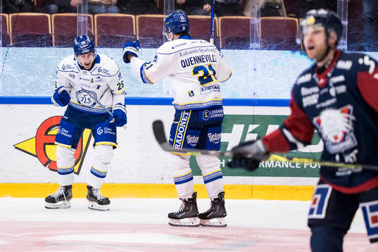 Leksands Patrik Noren jubel
