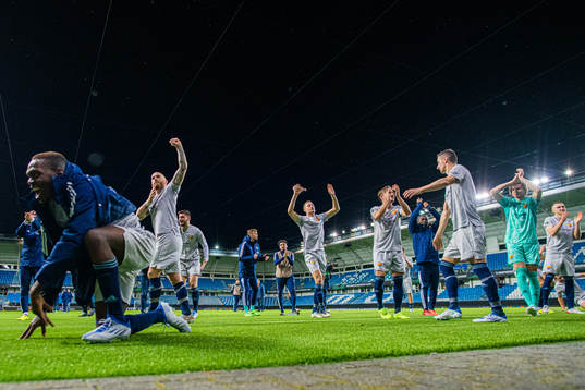 Marcus Danielson of Djurgården celebrates