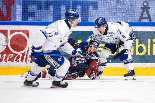 Linköpings Henrik Törnqvist och Leksands Matt Caito