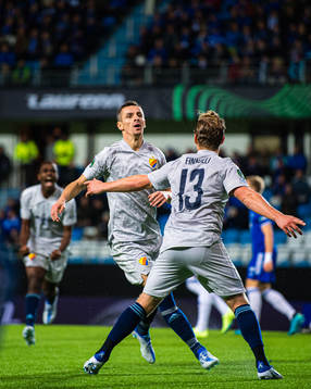 Haris Radetinac of Djurgården celebrates