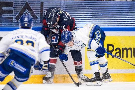 Linköpings Benjamin Maxwell och Leksands Marcus Karlberg
