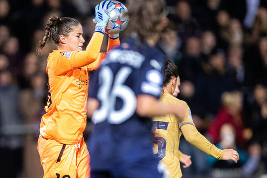 Goalkeeper Teagan Micah of FC Rosengård