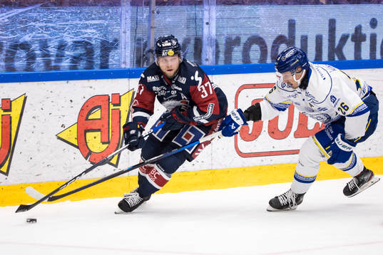 Linköpings Jesper Pettersson och Leksands Patrik Noren