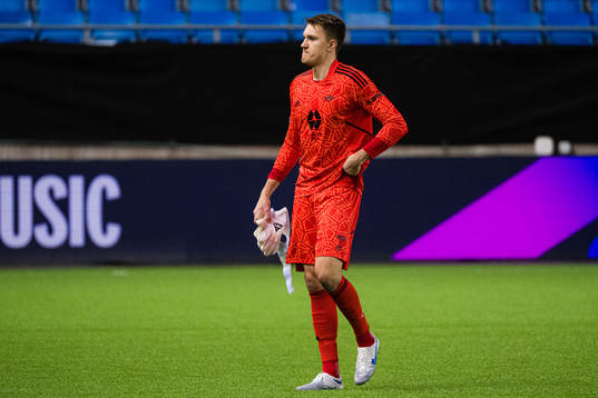 Jacob Karlstrøm of Moldet looks dejected