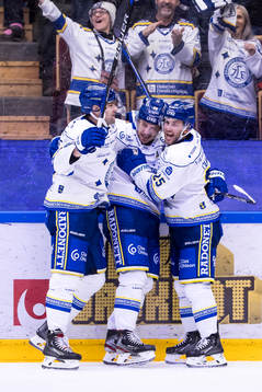 Leksands Patrik Noren jubel