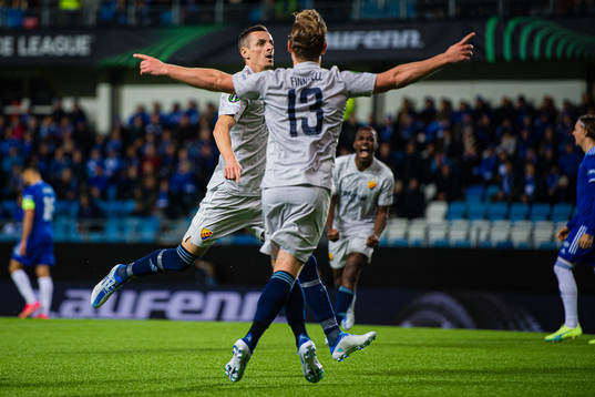 Haris Radetinac of Djurgården celebrates