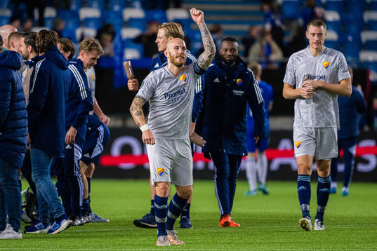 Marcus Danielson of Djurgården celebrates