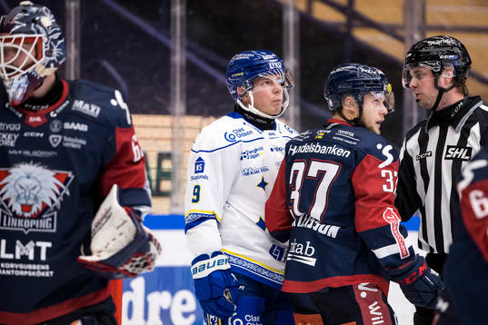 Leksands Patrik Zackrisson och Linköpings Jesper Pettersson