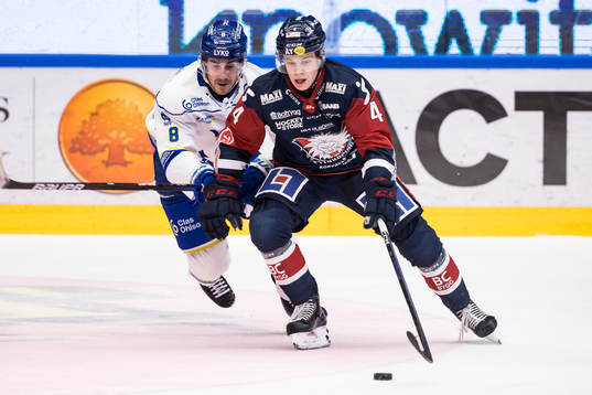 Leksands Matt Caito och Linköpings målvakt Mattias