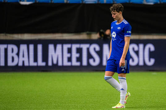 Mathias Løvik of Molde looks dejected