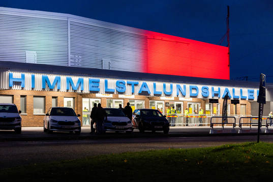 Exteriör på Himmelstalundshallen
