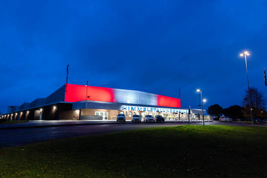 Exteriör på Himmelstalundshallen