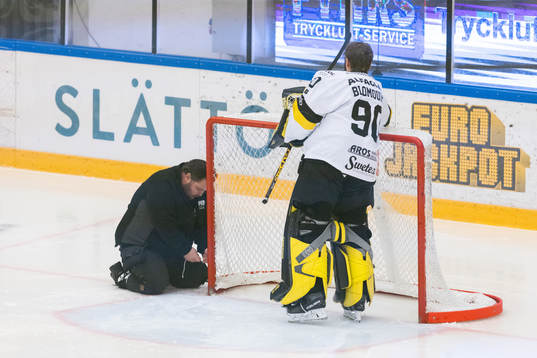 Lagning av nätet på målet