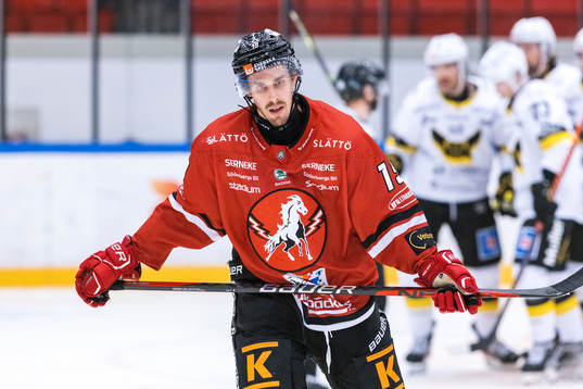 Vita Hästens Jens Holmström deppar