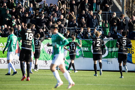Västerås SKs spelarna jubel