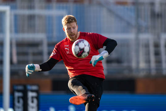AFC Eskilstunas målvakt Nick Wolters