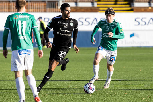 Västerås SKs Pedro Ribeiro och Brages Douglas Karlberg