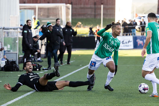 Västerås SKs Pedro Ribeiro och Brages Seth Hellberg