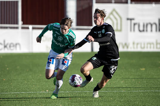 Brages Johan Arvidsson och Västerås SKs Max Larsson