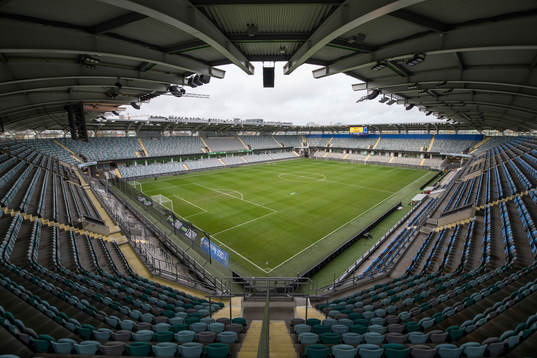 Gamla Ullevi innan fotbollsmatchen i Superettan mellan