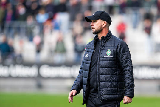 Skövde AIKs tränare Tobias Linderoth