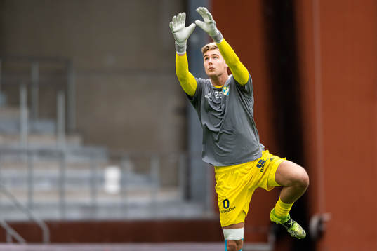 Östers målvakt Mathias Nilsson