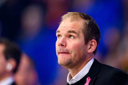 Färjestads huvudtränare Tomas Mitell