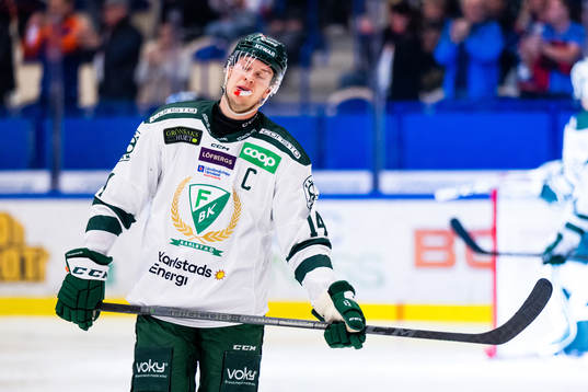 Färjestads Victor Ejdsell deppar