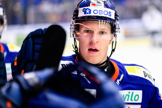 Växjös Hugo Gustafsson jublar