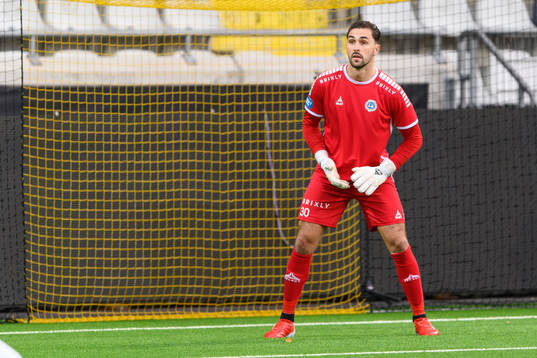 Utsiktens målvakt Mikica Gjorgievski