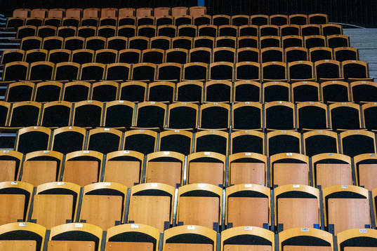 Stpolar på läktaren i ABB Arena