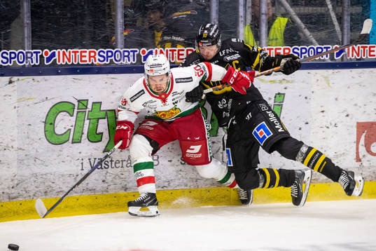 Moras Kalle Miketinac och Västerås Jimmie Jansson Lorek