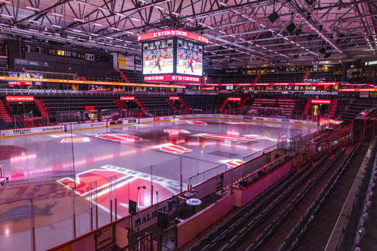 Interiör av Behrn Arena