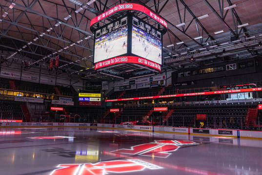 Interiör av Behrn Arena
