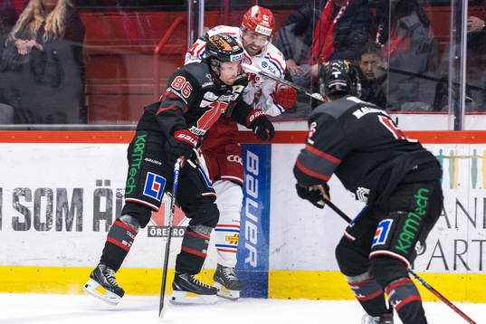Örebros Mathias Bromé och Timrås Emil Pettersson